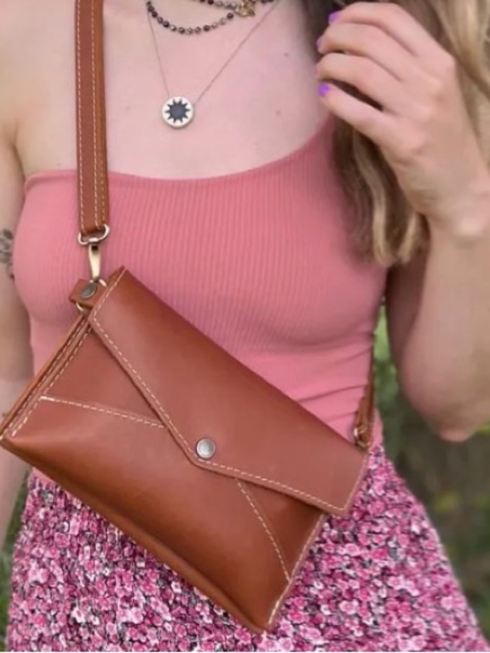 ‘ALMOST PERFECT' ENVELOPE CONVERTIBLE CROSSBODY
